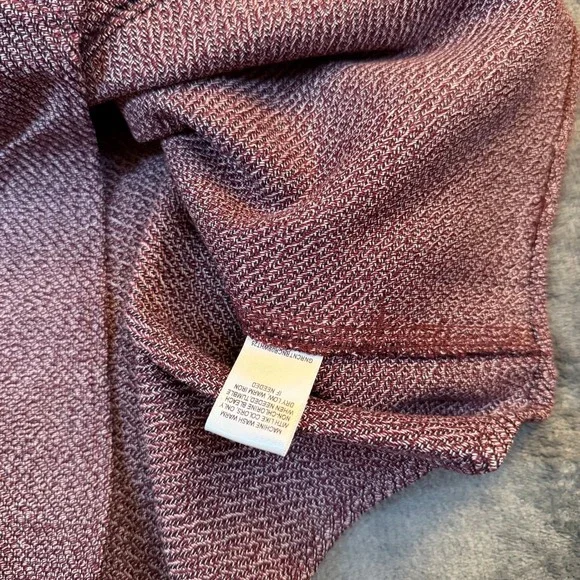 ROWM Taos Canyon Shirt Jacket Mens Small Burgundy Textured Heavyweight Button Up - Picture 7 of 12